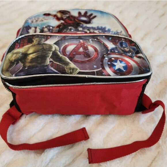 Marvel Avengers Kid's Red & Black Backpack - Picture 5 of 15